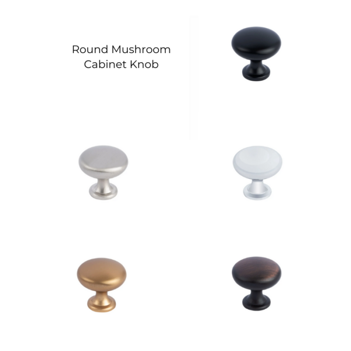 Round Mushroom Cabinet Knob