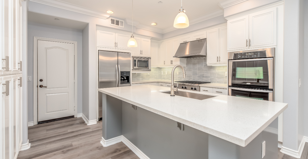 painting kitchen cabinets White