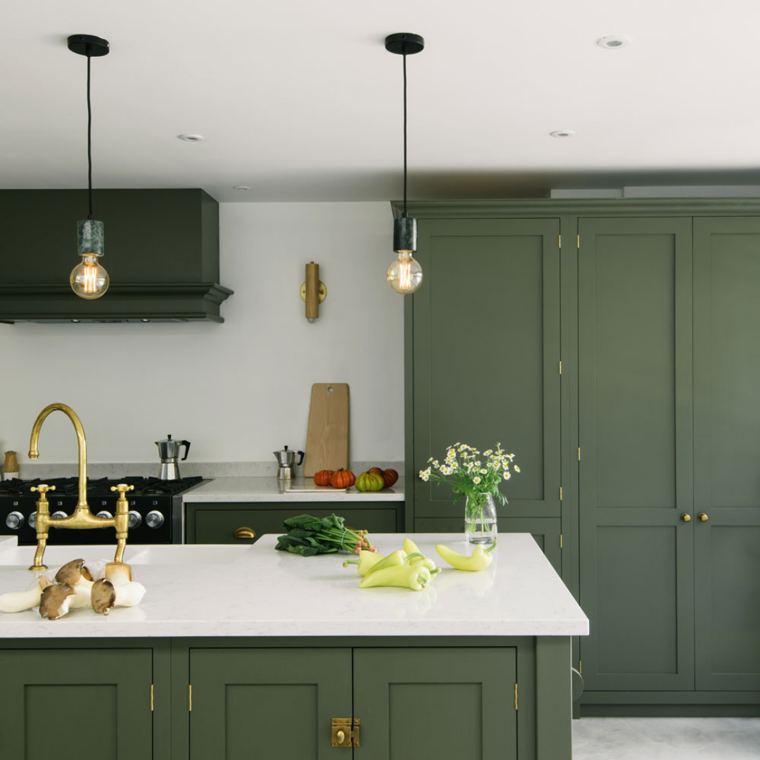 painting your kitchen cabinets green with we paint kitchen cabinets NJ